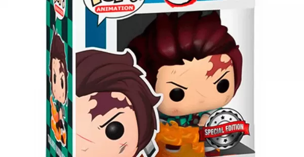  Funko Pop! Animation: Demon Slayer - Tanjiro Kamado Fire Breathing - Special Edition #874