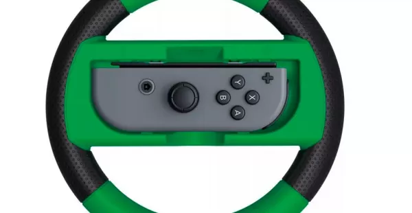 TIMÓN NINTENDO SWITCH MARIO KART 8 EDICIÓN LUIGUI