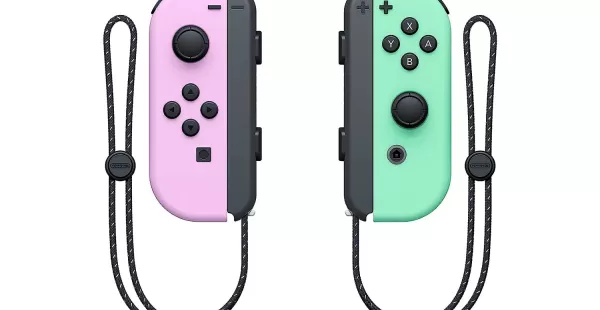MANDO NINTENDO SWITCH JOY-CON (L/R) PÚRPURA PASTEL/VERDE PASTEL