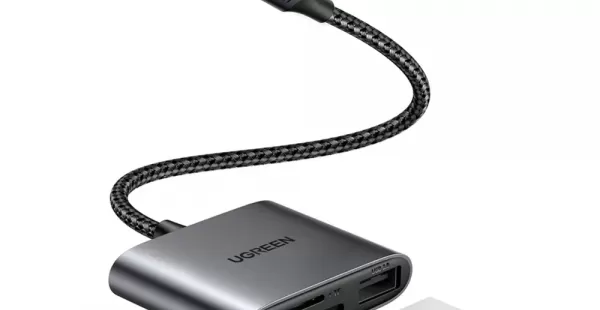 Lector de Tarjetas UGREEN 3 en 1 USB-C Type C a USB SD TF Tablet iPad Laptop Macbook
