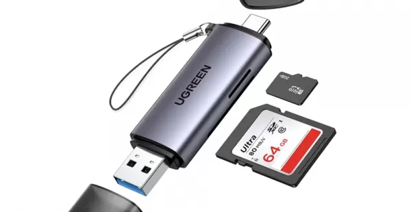 Lector de Tarjetas UGREEN USB-C/ USB-A 3.0 Para Micro SD SDHC SDXC PC Para MacBook Galaxy S22 iPad Pro