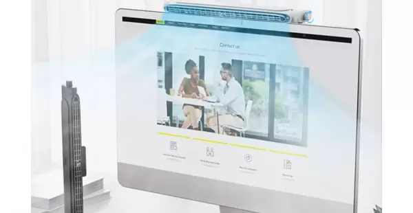 Ventilador de Escritorio Baseus 2 en 1, USB Clip-on & Stand-Up Silencioso