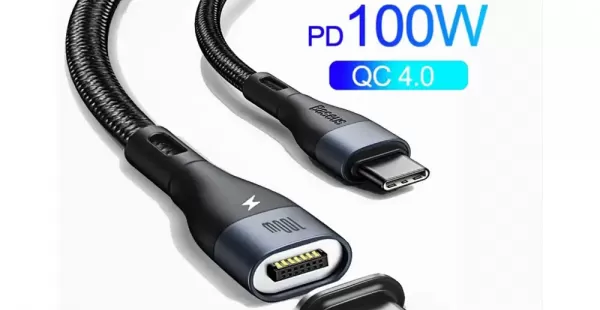 Cable Baseus USB-C 100W Zinc Magnetic iPad Huawei Xiaomi iMac MacBook