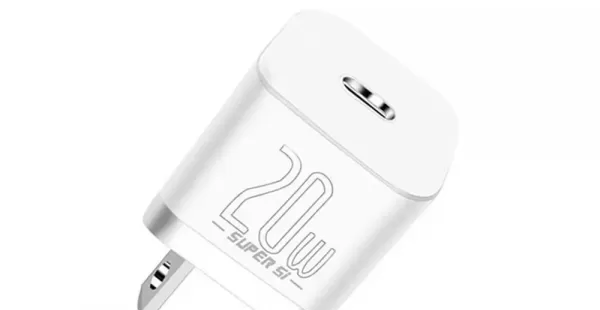 Adaptador 20W Baseus Carga Rapida Apple iPhone 12, 13, Pro, Pro Max