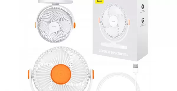 Ventilador Baseus Ajustable de Escritorio con USB