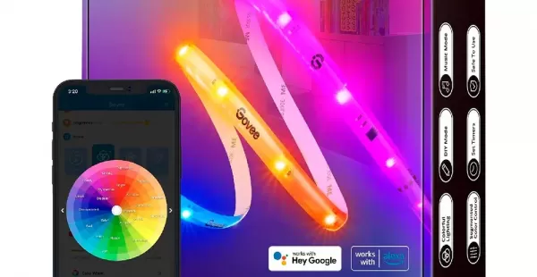 Tira led inteligente Govee RGBIC PRO, 10 Metros, Wifi, compatible con Alexa y Google Home, mulricolor
