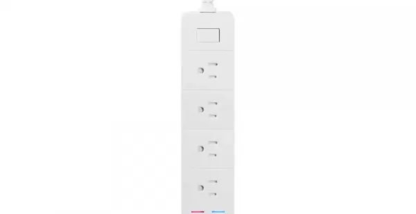 Extensión inteligente Wi-Fi Nexxt 4 tomacorrientes universales y 4 puertos de carga USB 220V 1.8m