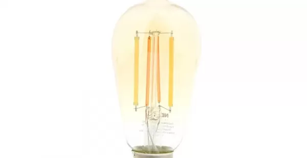 Foco vintage inteligente Nexxt NHB-A520 luz amarilla, wifi, 8w, tipo de bombilla E26/E27