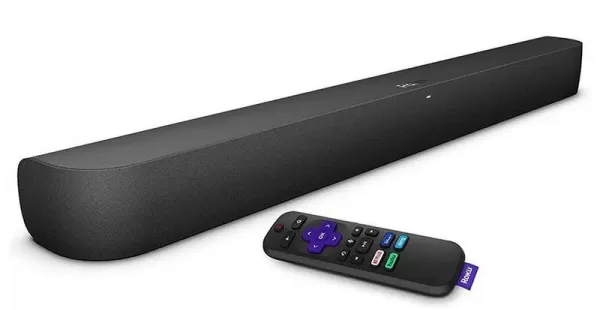 Convertidor a smart TV Roku Barra de sonido 4K/HD/HDR + control remoto