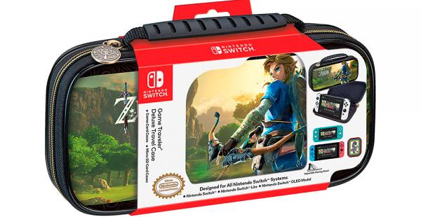 GAME TRAVELER DELUXE TRAVEL CASE NINTENDO SWITCH ZELDA  BOTW