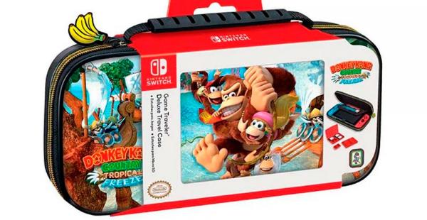 GAME TRAVELER DELUXE TRAVEL CASE NINTENDO SWITCH DONKEY KONG COUNTRY