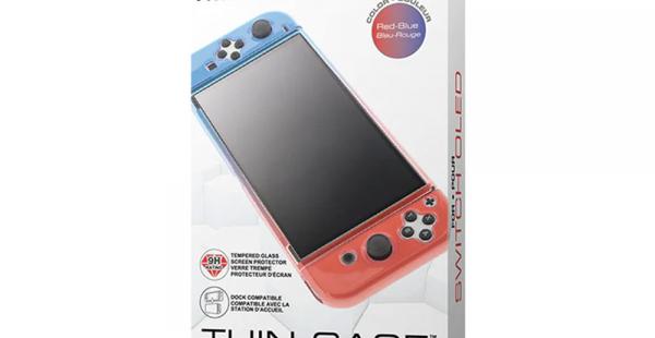THIN CASE NYKO NINTENDO SWITCH OLED RED BLUE