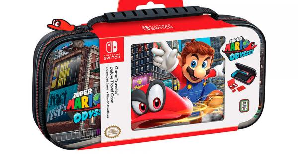 GAME TRAVELER DELUXE TRAVEL CASE NINTENDO SWITCH MARIO ODYSSEY