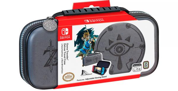 GAME TRAVELER DELUXE TRAVEL CASE NINTENDO SWITCH ZELDA BLACK