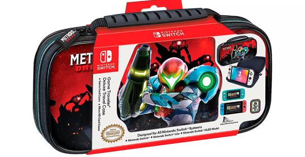 GAME TRAVELER DELUXE TRAVEL CASE NINTENDO SWITCH METROID