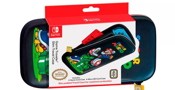 NINTENDO SWITCH GAME TRAVELER DELUXE TRAVEL CASE SLIM SUPER MARIO