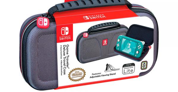 NINTENDO SWITCH LITE GAME TRAVELER DELUXE GRIS CASE