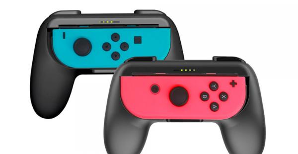 ADAPTADOR GRIPS JOY CONS MANDO NINTENDO SWITCH AGARRE COLOR