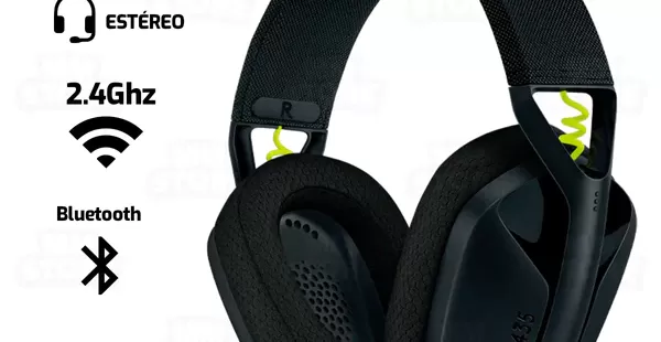 AUDIFONO LOGITECH G435 | BLUETOOTH | ESTEREO | NEGRO