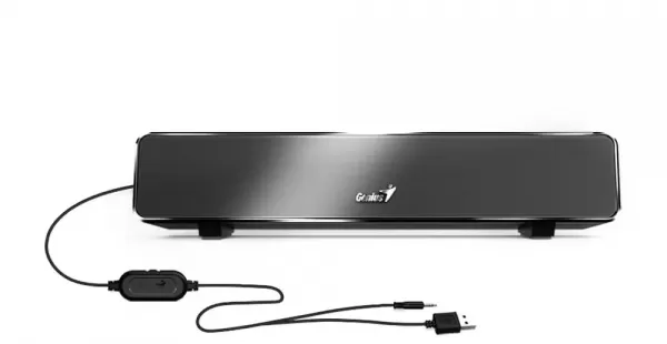 PARLANTE GENIUS SOUND BAR 100 MINI USB NEGRO