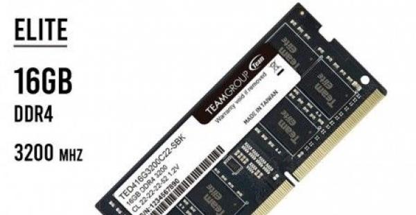 Mem. Ram Sodimm Teamgroup Elite 8GB 2666 Mhz
