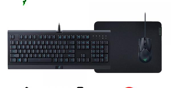 Combo Gaming Razer Cynosa Lite + Viper Mini + Gigantus V2