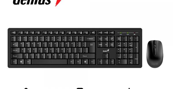 COMBO GENIUS KM-8200 | INALAMBRICO | TECLADO + MOUSE | NEGRO