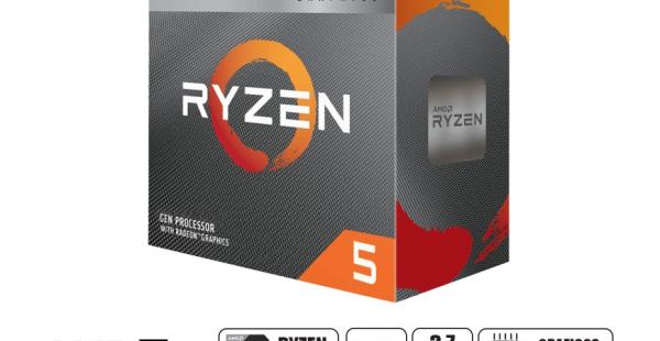 PROCESADOR AMD RYZEN 5 4600G 3.7GHZ, 8MB, 6 NUCLEOS, GRAFICO RADEON VEGA 7, AM4 