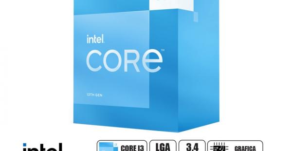 PROCESADOR INTEL CORE I3 13100 3.4GHZ HASTA 4.50GHZ, 12MB, 4 NULEOS, GRAFICA INTEGRADO, LGA 1700