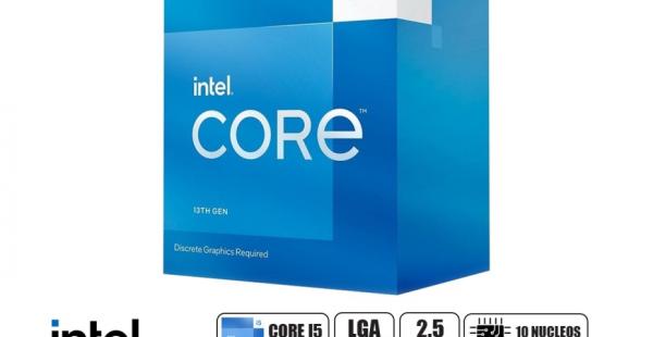 PROCESADOR INTEL CORE I5 13400F 2.5GHZ HASTA 4.6GHZ, 20MB, 10 NULEOS, NO TIENE GRAFICA INTEGRADO, LGA 1700