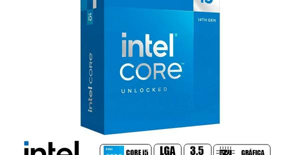 PROCESADOR INTEL CORE I5 14600K 3.5GHZ HASTA 5.3GHZ, 24MB, 14 NUCLEOS, GRAFICO INTEGRADO UHD 770, LGA 1700, S/COOLER