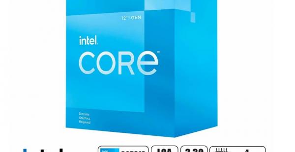 PROCESADOR INTEL CORE I3 12100F 3.30GHZ HASTA 4.30GHZ, 12MB, 4 NUCLEOS, LGA 1700