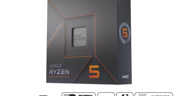 PROCESADOR AMD RYZEN 5 7600X 4.7GHZ, 32MB, 6 NUCLEOS, AM5 NO TIENE COOLER