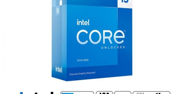PROCESADOR INTEL CORE I5 13600KF 3.50GHZ, 24MB, 14 NUCLEOS, LGA 1700, S/COOLER