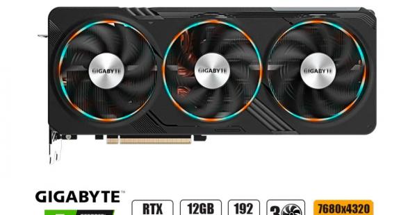 TARJETA DE VIDEO GIGABYTE RTX 4070 12GB GDDR6X GEFORCE NVIDIA 192 BITS, GAMING, GRAFICO PARA VIDEO JUEGOS, 3 FAN