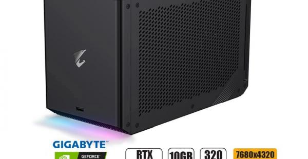 TARJETA DE VIDEO EXTERNO GIGABYTE RTX3080 10GB GDDR6X NVIDIA GAMING BOX 320BITS