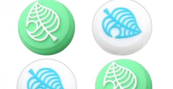 SET 4 UND GRIPS NINTENDO SWITCH PROTECTORES DE JOYSTICK ANIMAL CROSSING