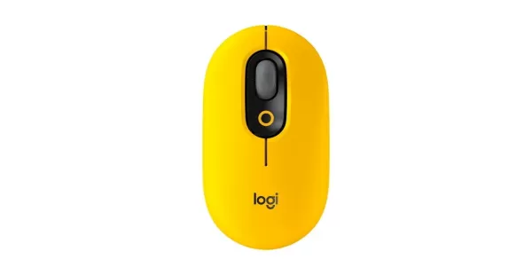 MOUSE LOGITECH POP INALÁMBRICO AMARILLO
