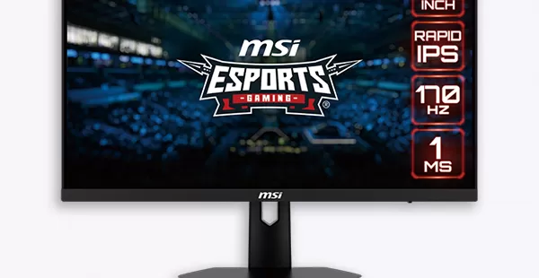 MONITOR GAMER MSI 23.8″ G244F 170HZ IPS  FULLHD