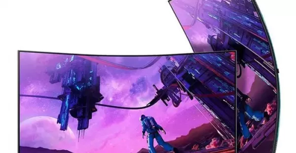 MONITOR 55 SAMSUNG GAMING ODYSSEY ARK 4K UHD SMART TV 165HZ CURVO