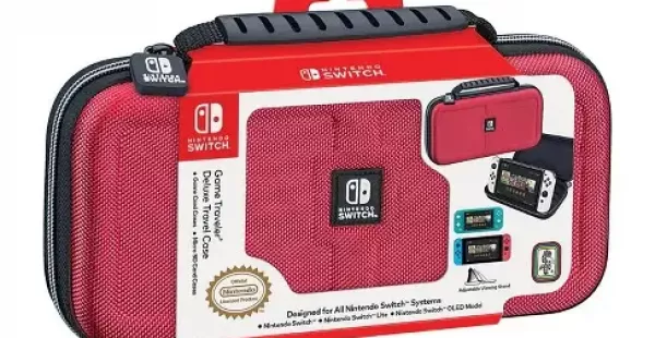 GAME TRAVELER DELUXE TRAVEL CASE NINTENDO SWITCH ROJO