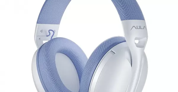 AUDIFONO AULA S6 INALAMBRICO - USB BLANCO-AZUL