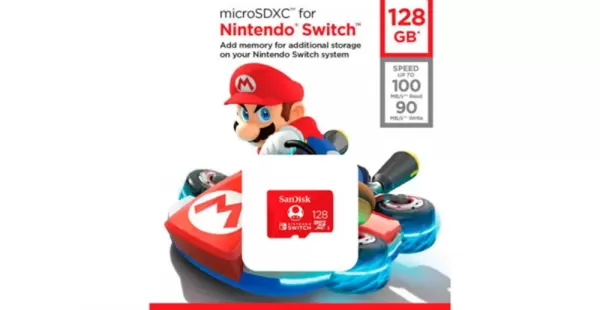 MEMORIA MICRO SD SANDISK SDXC 128 GB NINTENDO SWITCH