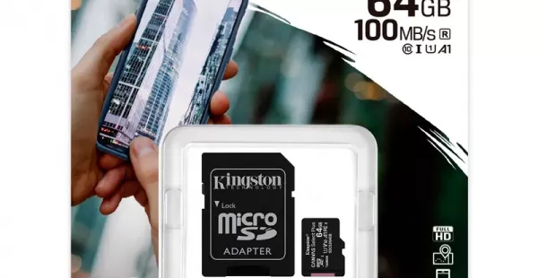MEMORIA MICRO SD 64GB CANVAS SELECT PLUS KINGSTON