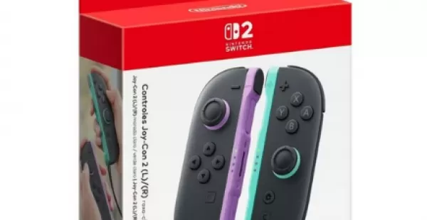 CONTROL JOY-CON (L-R) MORADO CLARO Y VERDE CLARO NINTENDO SWITCH 2 EDI